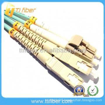 SC-LC OM3 Duplex Fiber optic patch cord